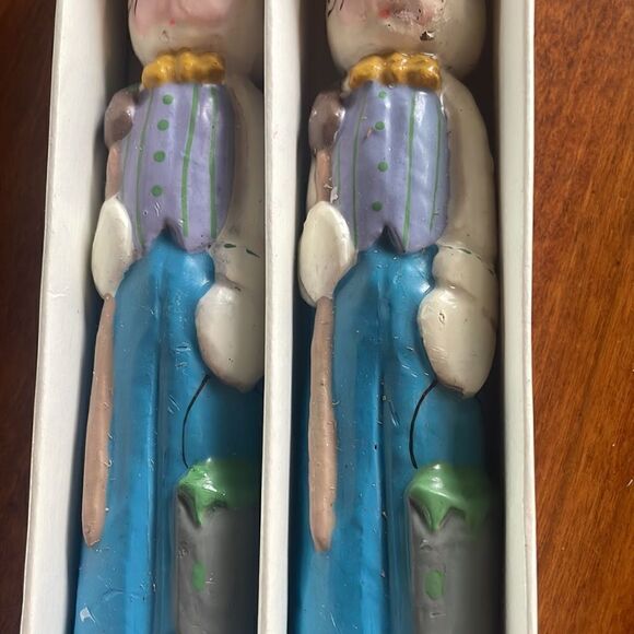 Vintage Eddie Walker Easter Bunny Candle Set - Picture 3 of 6